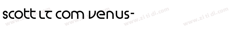 Scott LT Com Venus字体转换